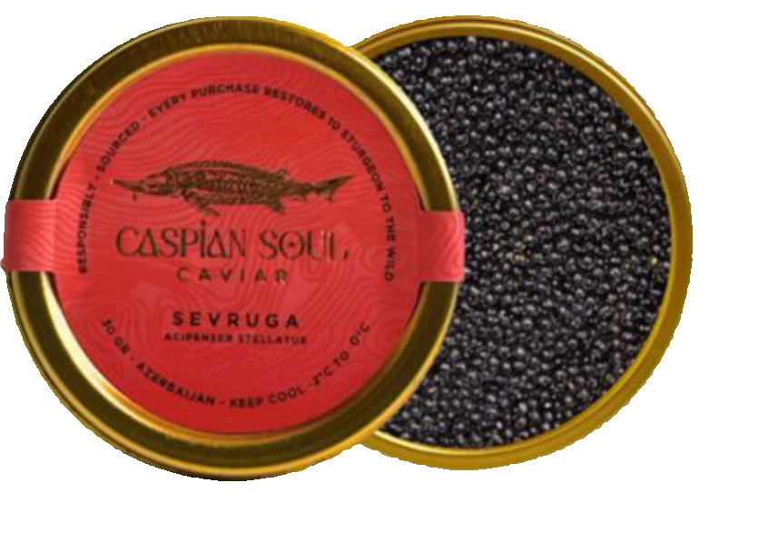 Lata de caviar Sevruga